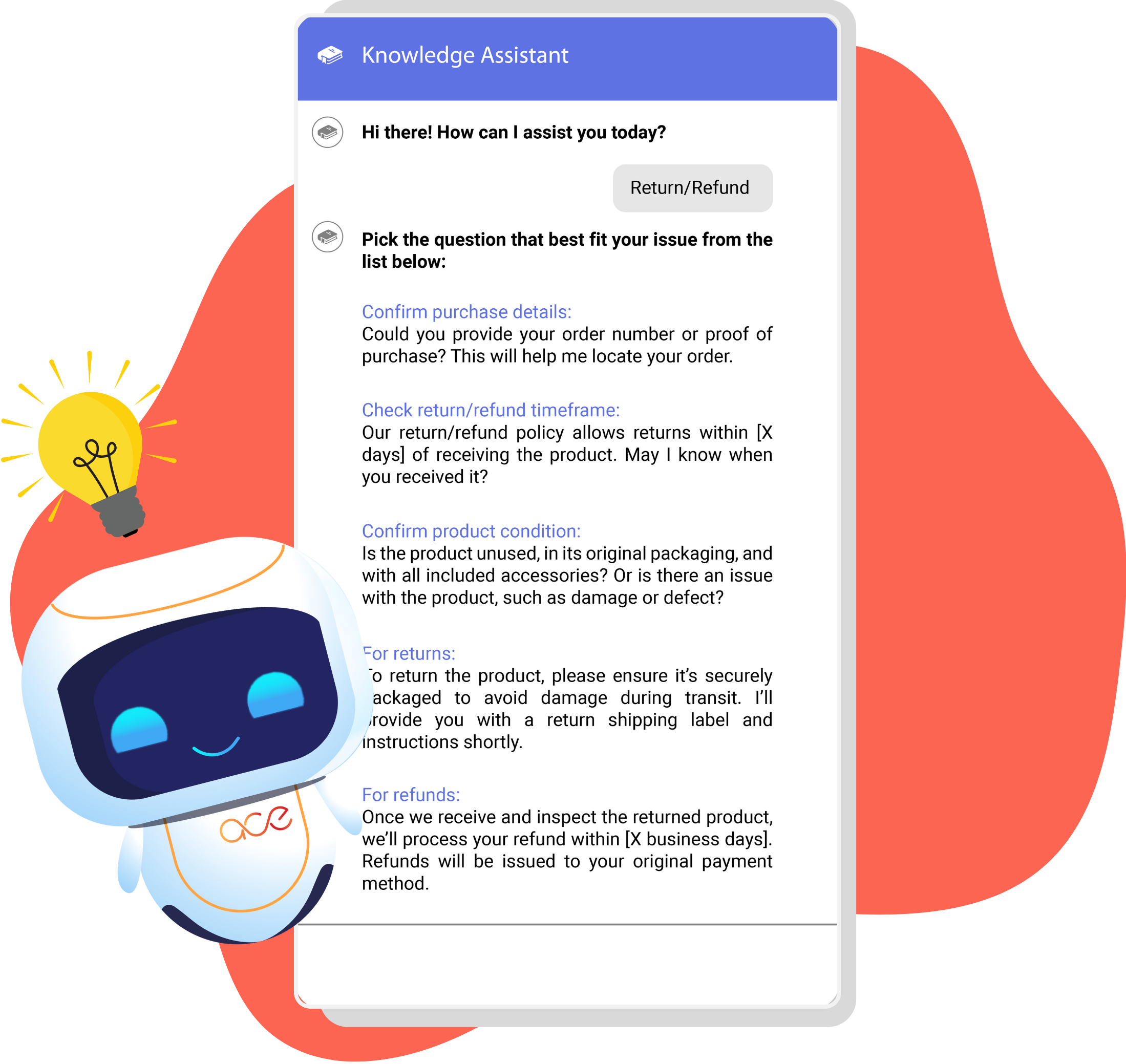 Accordia Chat - Pre-scripted answers & AI guidance for new agents